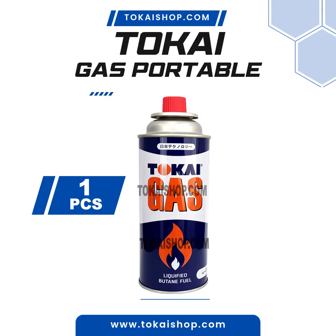 Tokai Gas Portable 235 Gram Original Bersegel Pabrik